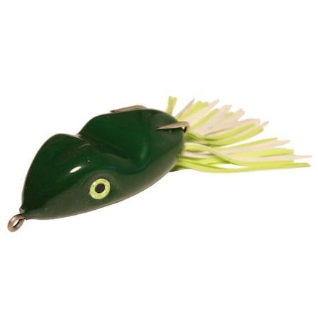 Scum Frog Topwater Frog, 2 12, 516 Oz, Green SF-101